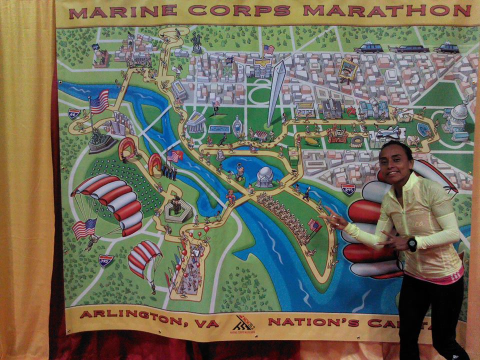 Costarricense Jenny Méndez gana la Marine Corps Marathon